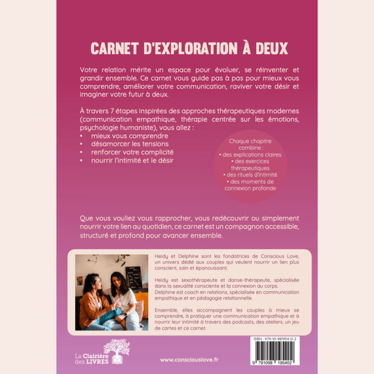 Carnet d'Exploration à Deux - Workbook pour Couples | 7 Étapes pour Renforcer Votre Relation - Conscious Love